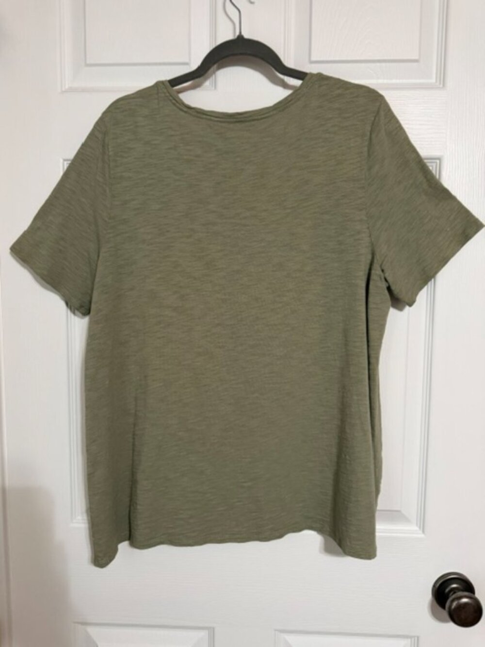 Chico's Sage Green T-Shirt and White T-Shirt - Picture 4 of 7